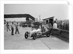 Kay Petre in an Austin 7 works team racing car, Brooklands, 1937 by Bill Brunell