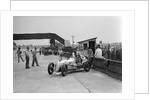 Kay Petre in an Austin 7 works team racing car, Brooklands, 1937 by Bill Brunell