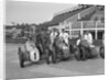 Austin 7 works team, Brooklands 1937 by Bill Brunell