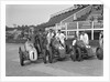 Austin 7 works team, Brooklands 1937 by Bill Brunell