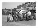 Austin 7 works team, Brooklands 1937 by Bill Brunell