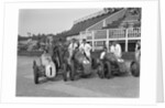 Austin 7 works team, Brooklands 1937 by Bill Brunell