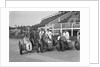 Austin 7 works team, Brooklands 1937 by Bill Brunell