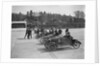 Morris, Morgan and Crouch cars on the start line of a motor race, Brooklands, 1914 by Bill Brunell