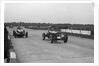 ERA and Maserati at Brooklands by Bill Brunell