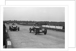ERA and Maserati at Brooklands by Bill Brunell