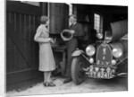 Denis Evans working on his Bugatti Type 43 2262cc by Bill Brunell