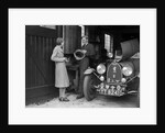 Denis Evans working on his Bugatti Type 43 2262cc by Bill Brunell
