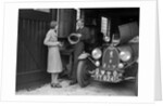 Denis Evans working on his Bugatti Type 43 2262cc by Bill Brunell