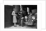 Denis Evans working on his Bugatti Type 43 2262cc by Bill Brunell