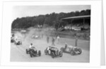 Motor race at Donington Park, Leicestershire, 1936 by Bill Brunell