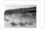 Motor race at Donington Park, Leicestershire, 1936 by Bill Brunell