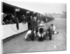 Mechanics working on the MG of Doreen Evans, JCC International Trophy, Brooklands, 1936 by Bill Brunell