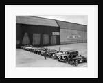 Cars on the start line at the JCC Members' Day, Brooklands, 8 July 1939 by Bill Brunell