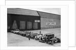 Cars on the start line at the JCC Members' Day, Brooklands, 8 July 1939 by Bill Brunell