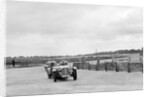 Cars racing through the chicane, JCC Members Day, Brooklands, 8 July 1939 by Bill Brunell
