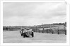 Cars racing through the chicane, JCC Members Day, Brooklands, 8 July 1939 by Bill Brunell