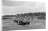 Frazer-Nash BMW 328 and Riley at the chicane, JCC Members Day, Brooklands, 1939 by Bill Brunell
