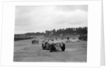 Cars racing through the chicane, JCC Members Day, Brooklands, 8 July 1939 by Bill Brunell