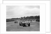 Cars racing through the chicane, JCC Members Day, Brooklands, 8 July 1939 by Bill Brunell