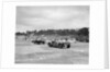 Cars racing through the chicane, JCC Members Day, Brooklands, 8 July 1939 by Bill Brunell