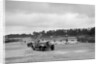 J Cleland's Ford V8 and JH Barker's Riley Lynx at the chicane, JCC Members Day, Brooklands, 1939 by Bill Brunell