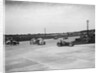 Motor race on the Campbell Circuit at Brooklands by Bill Brunell
