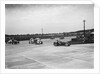 Motor race on the Campbell Circuit at Brooklands by Bill Brunell