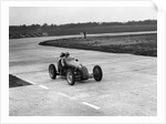 Austin 7 twin cam racing single seater on the Campbell Circuit, Brooklands by Bill Brunell