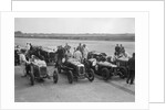 Frazer-Nash, Samson and Riley cars at an Inter-Club Meeting, Brooklands, 20 June 1931 by Bill Brunell