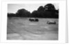 Invicta and Vauxhall 30/98 racing on the banking at an Inter-Club Meeting, Brooklands, 20 June 1931 by Bill Brunell