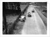 Two MG M types passing a broken down 1928 Alta Prototype, JCC Members Day, Brooklands, 4 July 1931 by Bill Brunell