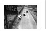Two MG M types passing a broken down 1928 Alta Prototype, JCC Members Day, Brooklands, 4 July 1931 by Bill Brunell