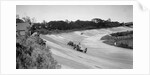 Earl Howe's Delage GP leading ER Hall's Bentley at the BARC Meeting, Brooklands, 25 May 1931 by Bill Brunell