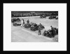 Cars on the starting grid at the JCC Members Day, Brooklands, 4 July 1931 by Bill Brunell