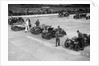 Cars on the starting grid at the JCC Members Day, Brooklands, 4 July 1931 by Bill Brunell