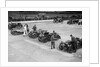 Cars on the starting grid at the JCC Members Day, Brooklands, 4 July 1931 by Bill Brunell