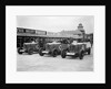 Talbot 105s of John Cobb and Tim Rose-Richards at the BRDC 500 Mile Race, Brooklands, 1931 by Bill Brunell