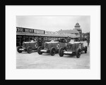 Talbot 105s of John Cobb and Tim Rose-Richards at the BRDC 500 Mile Race, Brooklands, 1931 by Bill Brunell