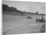 Cars racing on Byfleet Banking during the BRDC 500 Mile Race, Brooklands, 3 October 1931 by Bill Brunell