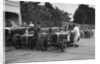 Minerva, Austin and Alvis at the start of an Inter-Club Meeting, Brooklands, 20 June 1931 by Bill Brunell