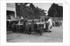 Minerva, Austin and Alvis at the start of an Inter-Club Meeting, Brooklands, 20 June 1931 by Bill Brunell