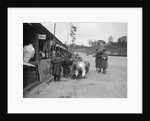 N Black and CW Fiennes' MG C type in the pits at the JCC Double Twelve race, Brooklands, May 1931 by Bill Brunell