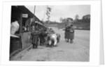 N Black and CW Fiennes' MG C type in the pits at the JCC Double Twelve race, Brooklands, May 1931 by Bill Brunell