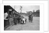 N Black and CW Fiennes' MG C type in the pits at the JCC Double Twelve race, Brooklands, May 1931 by Bill Brunell