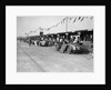 Talbot 105 and Lea-Francis cars in the pits at the JCC Double Twelve race, Brooklands, 8/9 May 1931 by Bill Brunell