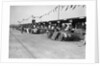Talbot 105 and Lea-Francis cars in the pits at the JCC Double Twelve race, Brooklands, 8/9 May 1931 by Bill Brunell