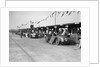 Talbot 105 and Lea-Francis cars in the pits at the JCC Double Twelve race, Brooklands, 8/9 May 1931 by Bill Brunell