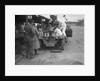 Talbot 90 of E and SJ Burt in the pits at the JCC Double Twelve race, Brooklands,  May 1931 by Bill Brunell