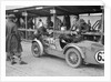 MG C type of TVG Selby and G Hendy in the pits at the JCC Double Twelve race, Brooklands, May 1931 by Bill Brunell
